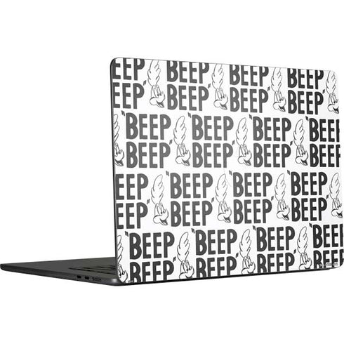 Looney Tunes Road Runner Beep Grid MacBook Air 15 in (2023) Skin