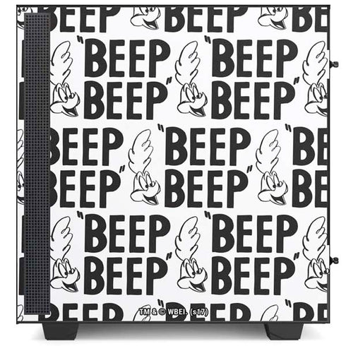 Looney Tunes Road Runner Beep Grid NZXT H510 Compact ATX Mid-Tower Case Skin