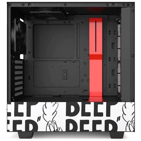 Looney Tunes Road Runner Beep Grid NZXT H510 Compact ATX Mid-Tower Case Skin