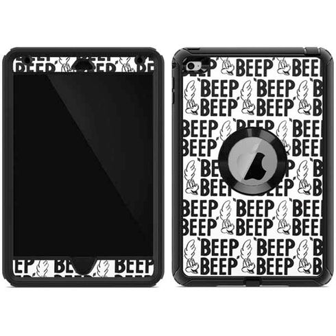 Looney Tunes Road Runner Beep Grid Otterbox Defender iPad Skin