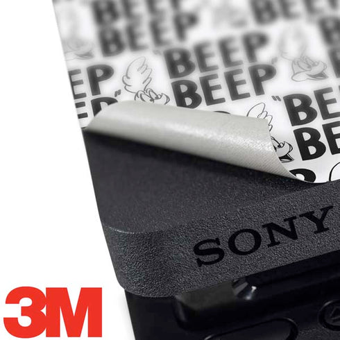 Looney Tunes Road Runner Beep Grid PS4 Slim Bundle Skin