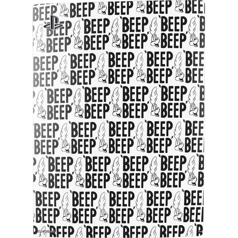 Looney Tunes Road Runner Beep Grid PS5 Bundle Skin