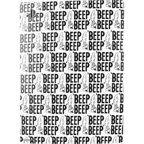 Looney Tunes Road Runner Beep Grid PS5 Console Skin