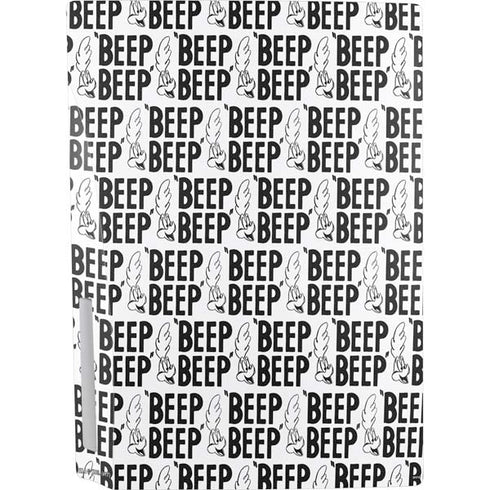 Looney Tunes Road Runner Beep Grid PS5 Console Skin