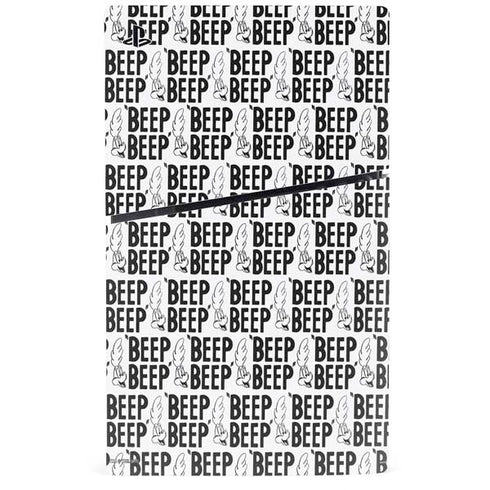 Looney Tunes Road Runner Beep Grid PS5 Slim Digital Edition Console Skin