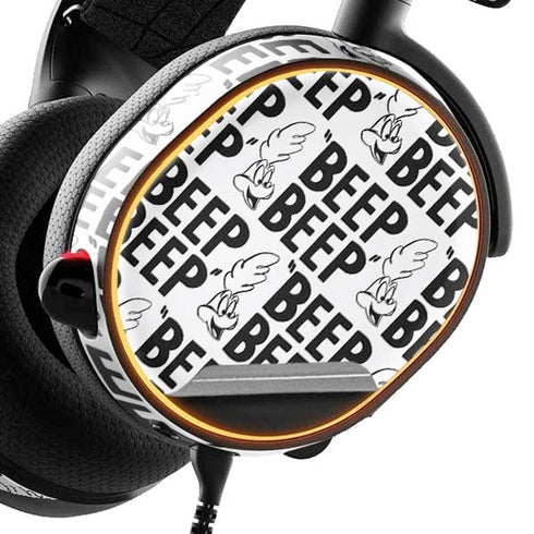 Looney Tunes Road Runner Beep Grid SteelSeries Arctis 3 Skin