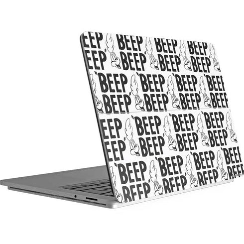 Looney Tunes Road Runner Beep Grid Surface Laptop Studio Skin