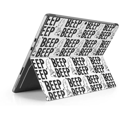 Looney Tunes Road Runner Beep Grid Surface Pro 9 Skin