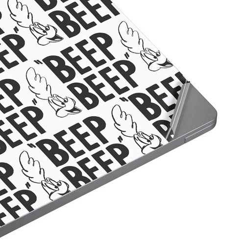 Looney Tunes Road Runner Beep Grid Universal Laptop 12in (9.8 x 6.8in) Skin