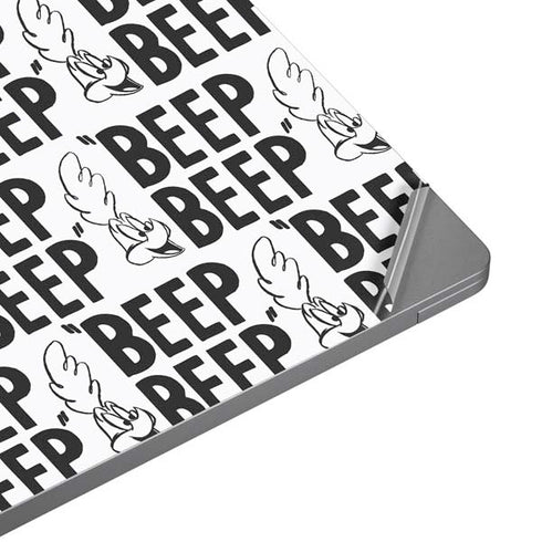 Looney Tunes Road Runner Beep Grid Universal Laptop 16in (13 x 9.4in) Skin