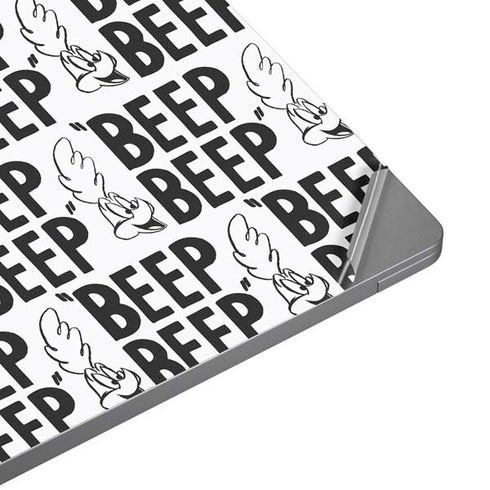 Looney Tunes Road Runner Beep Grid Universal Laptop 18in (14.6 x 10.6in) Skin