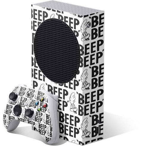 Looney Tunes Road Runner Beep Grid Xbox Series S Skins