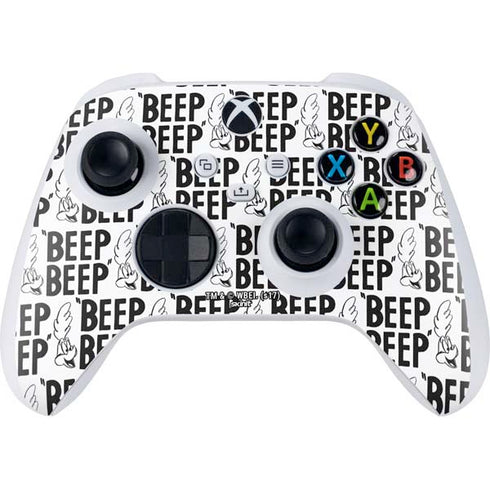 Looney Tunes Road Runner Beep Grid Xbox Series S Controller Skin