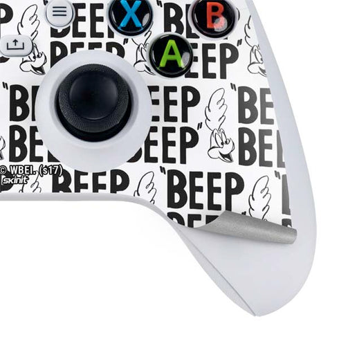 Looney Tunes Road Runner Beep Grid Xbox Series S Controller Skin
