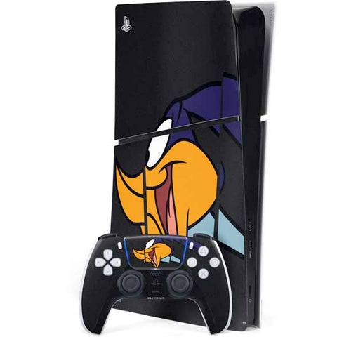 Looney Tunes Road Runner Sliced PS5 Slim Digital Edition Console Skin