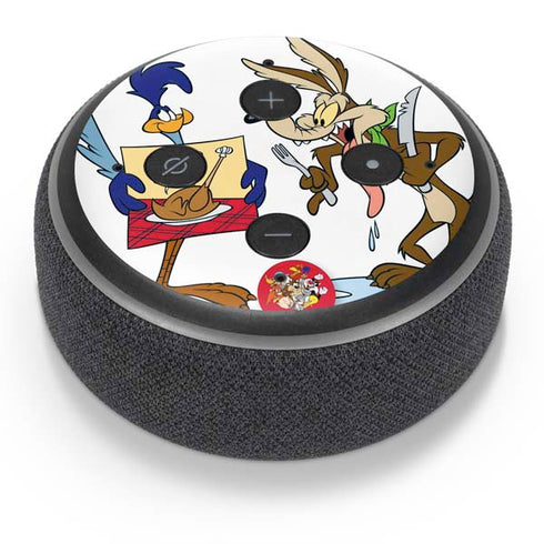 Looney Tunes Road Runner Wile E Coyote Food Amazon Echo Dot Skin