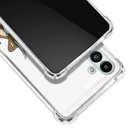 Looney Tunes Road Runner Wile E Coyote Food Galaxy A13 5G Clear Case