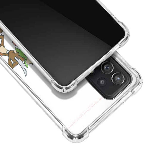 Looney Tunes Road Runner Wile E Coyote Food Galaxy A52 5G Clear Case