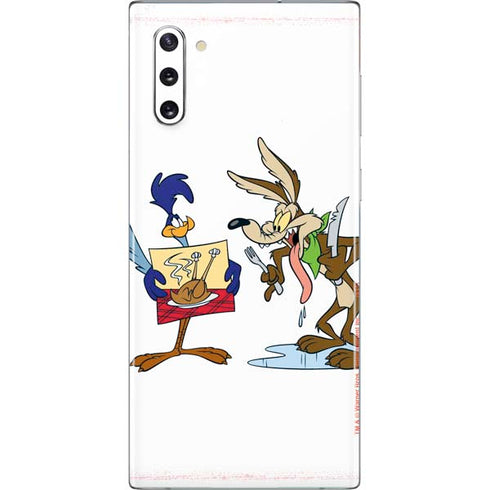 Looney Tunes Road Runner Wile E Coyote Food Galaxy Note 10 Skin
