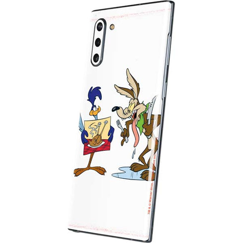 Looney Tunes Road Runner Wile E Coyote Food Galaxy Note 10 Skin