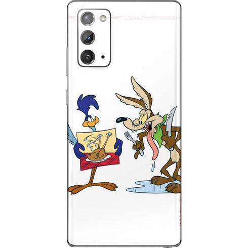 Looney Tunes Road Runner Wile E Coyote Food Galaxy Note20 5G Skin