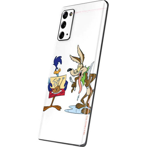 Looney Tunes Road Runner Wile E Coyote Food Galaxy Note20 5G Skin