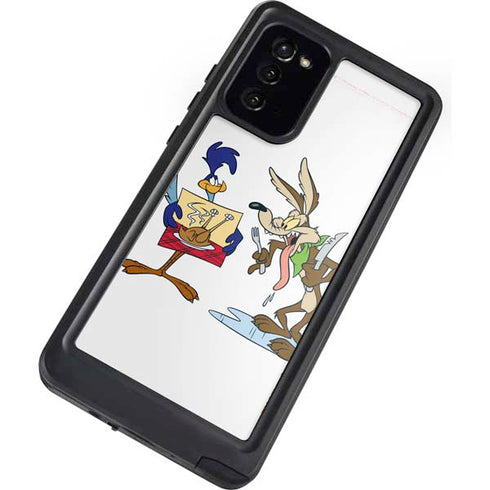 Looney Tunes Road Runner Wile E Coyote Food Galaxy Note20 5G Waterproof Case