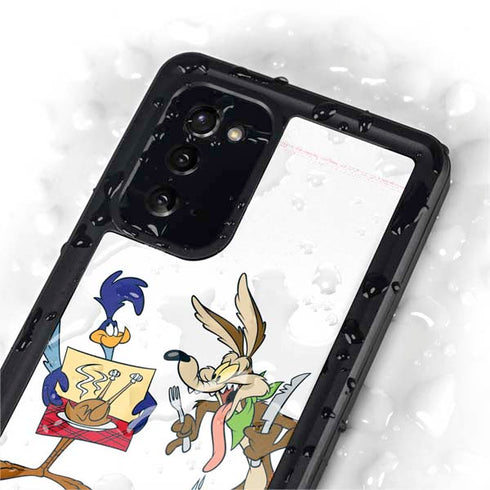 Looney Tunes Road Runner Wile E Coyote Food Galaxy Note20 5G Waterproof Case