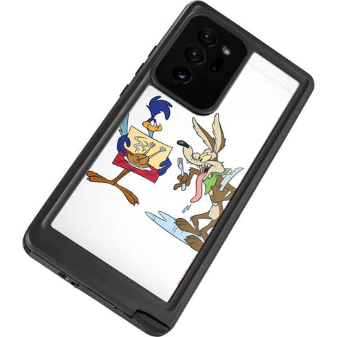 Looney Tunes Road Runner Wile E Coyote Food Galaxy Note20 Ultra 5G Waterproof Case