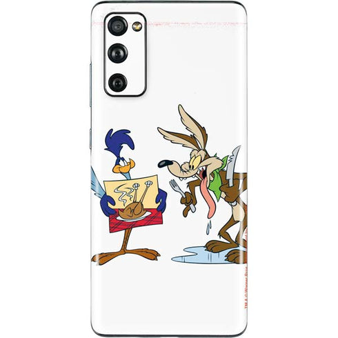 Looney Tunes Road Runner Wile E Coyote Food Galaxy S20 Fan Edition Skin