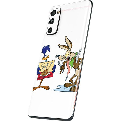 Looney Tunes Road Runner Wile E Coyote Food Galaxy S20 Fan Edition Skin