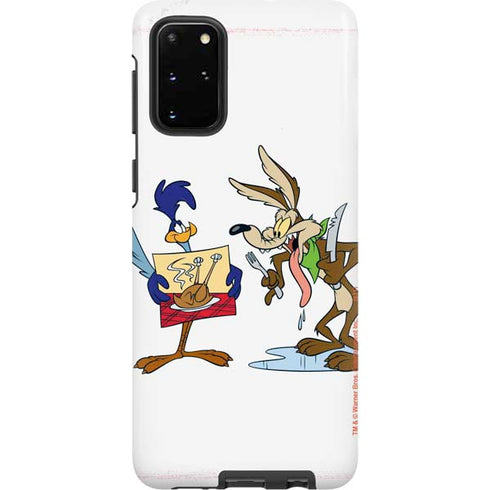 Looney Tunes Road Runner Wile E Coyote Food Galaxy S20 Plus Pro Case