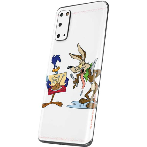 Looney Tunes Road Runner Wile E Coyote Food Galaxy S20 Skin