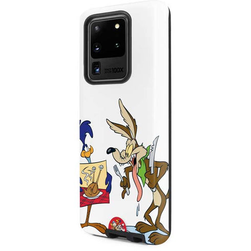 Looney Tunes Road Runner Wile E Coyote Food Galaxy S20 Ultra 5G Pro Case