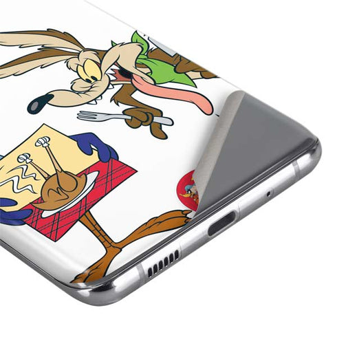 Looney Tunes Road Runner Wile E Coyote Food Galaxy S20 Ultra 5G Skin