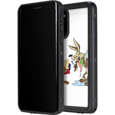 Looney Tunes Road Runner Wile E Coyote Food Galaxy S20 Waterproof Case