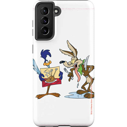 Looney Tunes Road Runner Wile E Coyote Food Galaxy S21 Plus 5G Pro Case