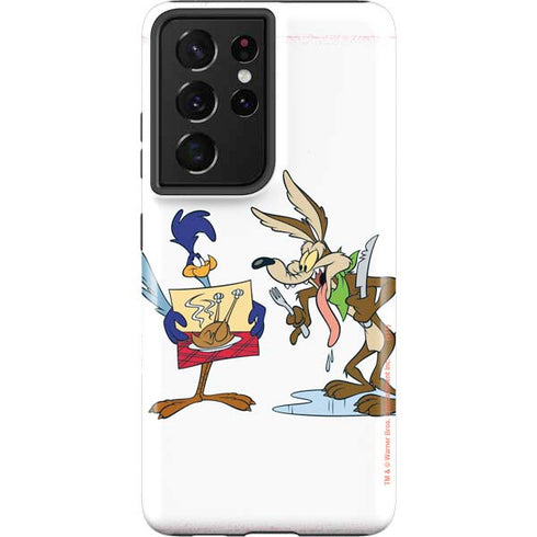 Looney Tunes Road Runner Wile E Coyote Food Galaxy S21 Ultra 5G Pro Case