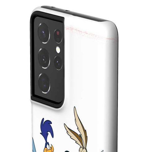 Looney Tunes Road Runner Wile E Coyote Food Galaxy S21 Ultra 5G Pro Case