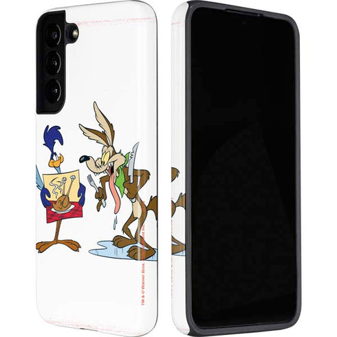 Looney Tunes Road Runner Wile E Coyote Food Galaxy S22 Plus Pro Case