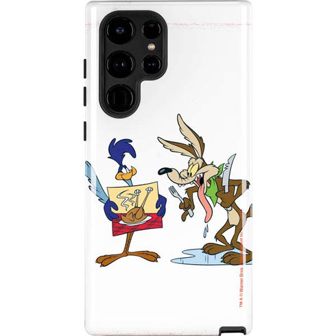 Looney Tunes Road Runner Wile E Coyote Food Galaxy S22 Ultra Pro Case