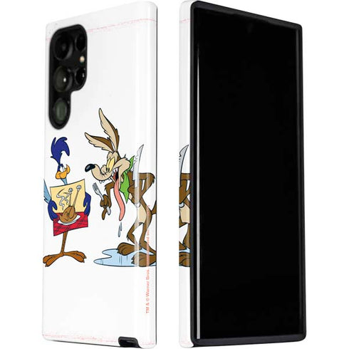 Looney Tunes Road Runner Wile E Coyote Food Galaxy S22 Ultra Pro Case