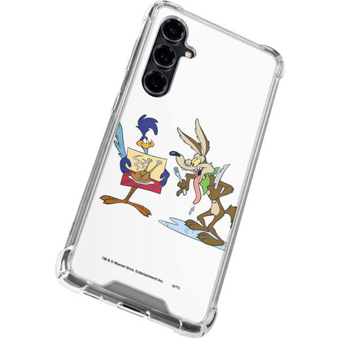 Looney Tunes Road Runner Wile E Coyote Food Galaxy S23 FE Clear Case