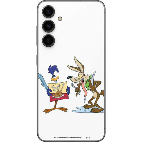 Looney Tunes Road Runner Wile E Coyote Food Galaxy S23 FE Skin