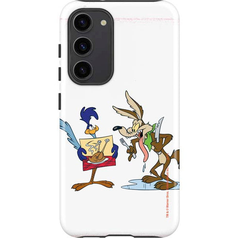 Looney Tunes Road Runner Wile E Coyote Food Galaxy S23 Plus Pro Case