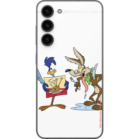 Looney Tunes Road Runner Wile E Coyote Food Galaxy S23 Plus Skin