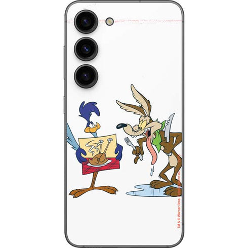 Looney Tunes Road Runner Wile E Coyote Food Galaxy S23 Skin