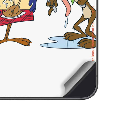 Looney Tunes Road Runner Wile E Coyote Food Galaxy S23 Skin