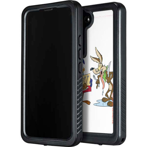Looney Tunes Road Runner Wile E Coyote Food Galaxy S23 Waterproof Case