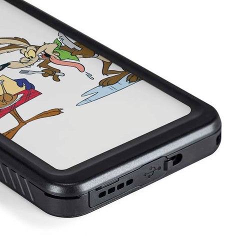 Looney Tunes Road Runner Wile E Coyote Food Galaxy S23 Waterproof Case